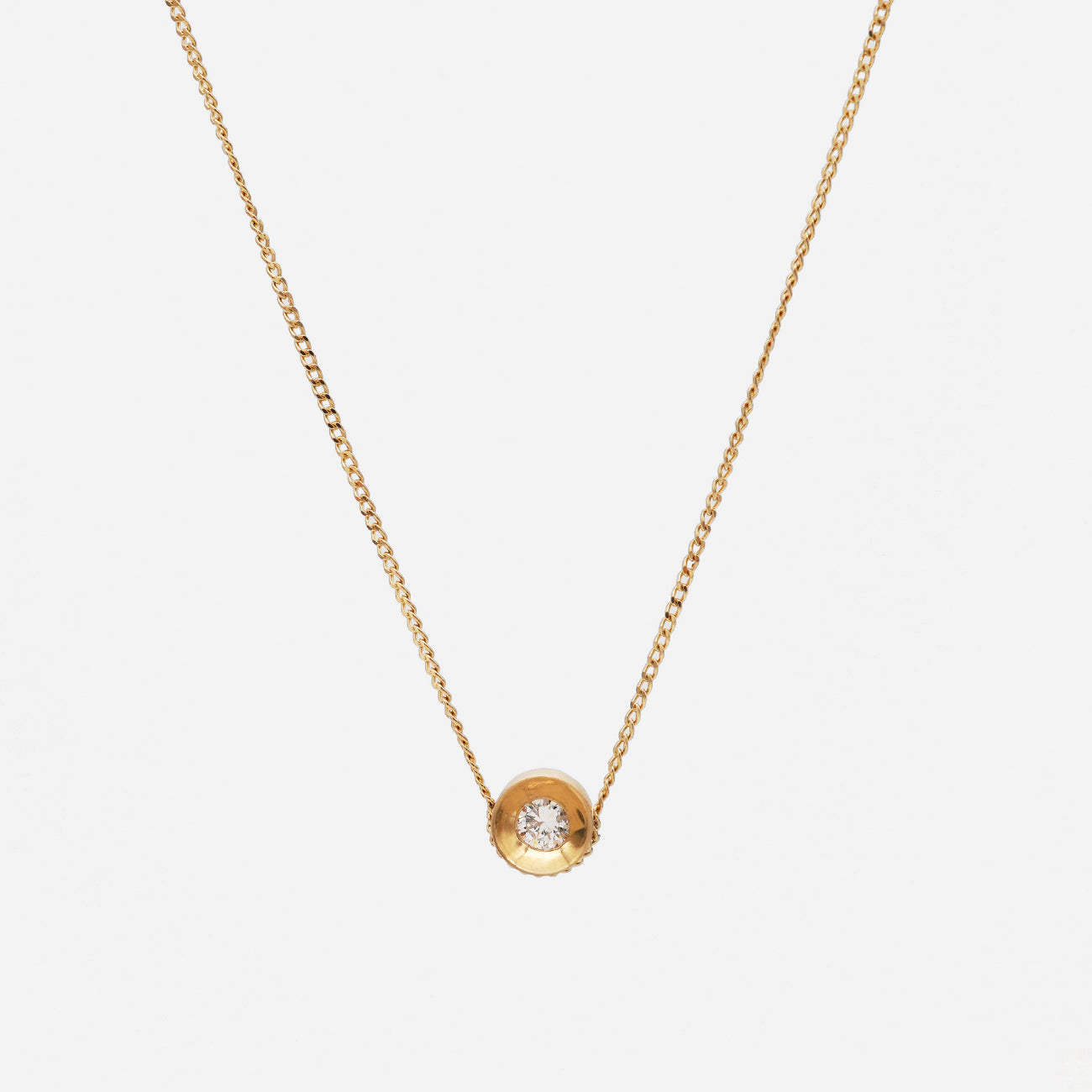 [数量限定] BAND EARRINGS SMOKYQUARTZ &SPOT NECKLACE DIAMOND