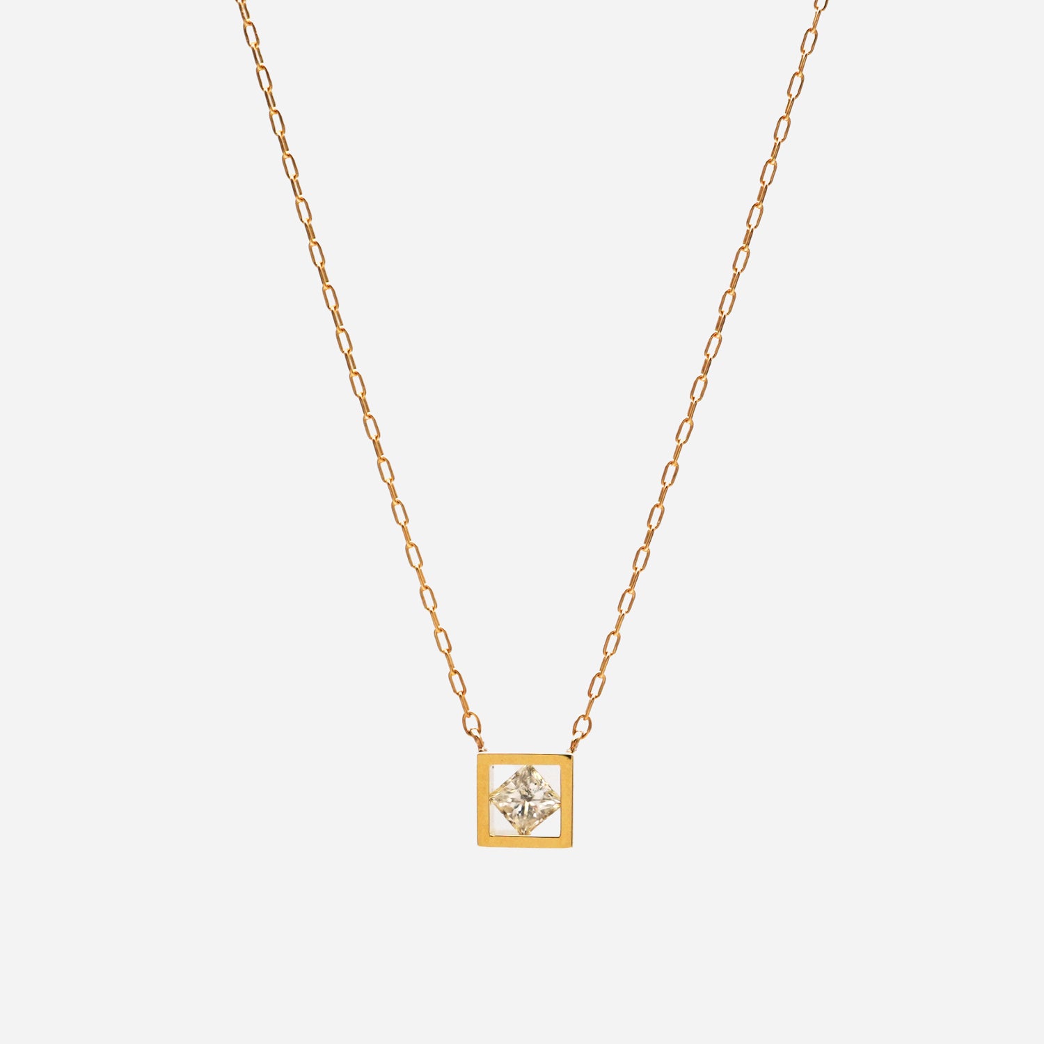 POSITION NECKLACE 0.12ct #3533