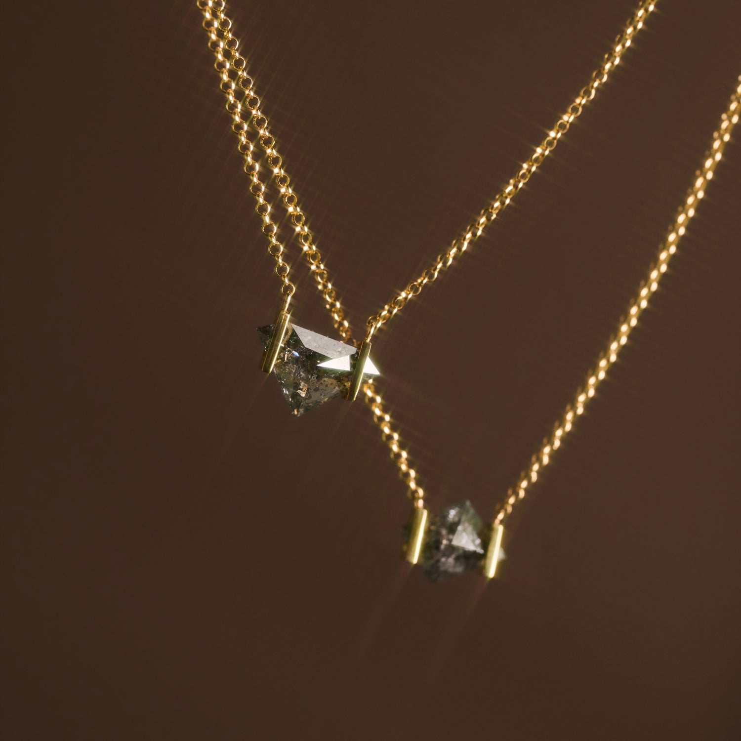 NATURAL DIAMOND NECKLACE #3507