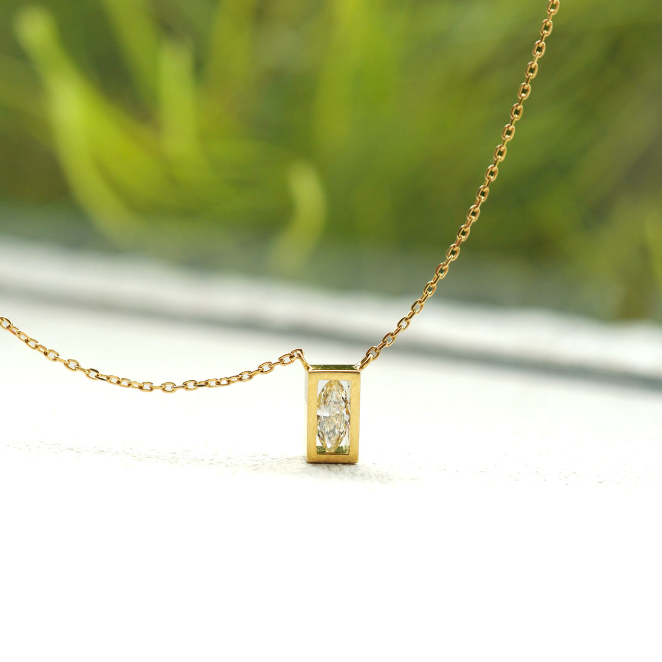 POSITION NECKLACE 0.13ct #2617