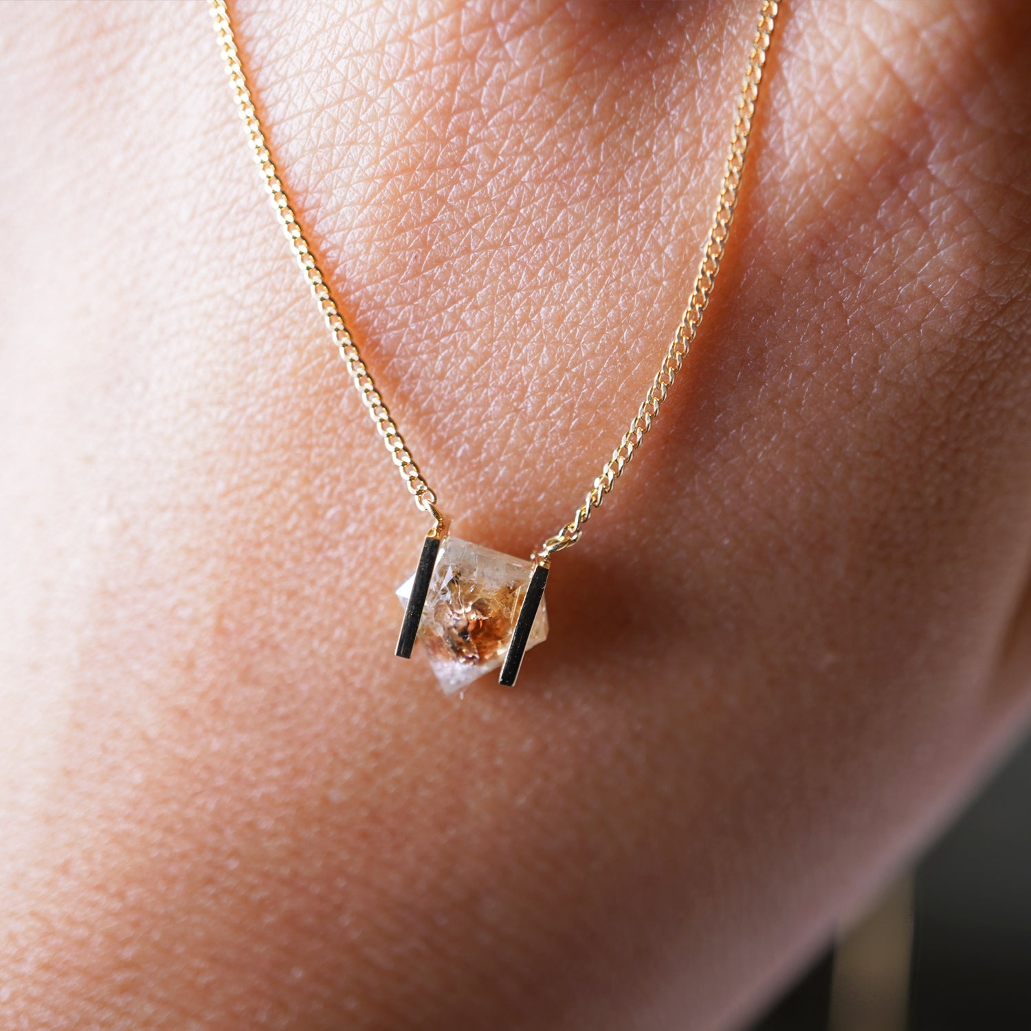 NATURAL DIAMOND NECKLACE 1.07ct #2959