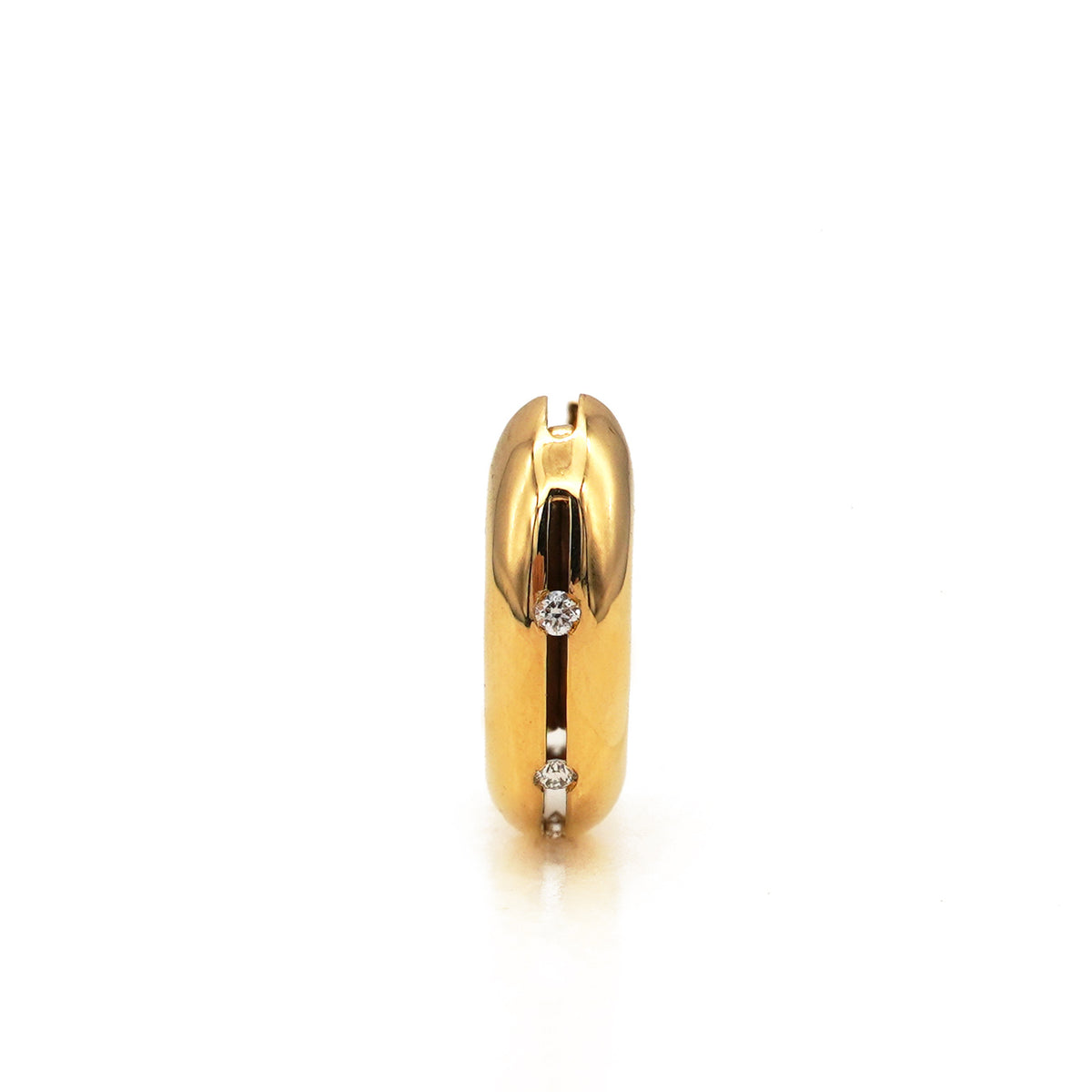 HOLLOW EARRING 02 SV/G