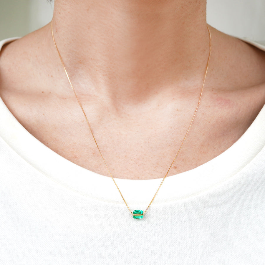 BAND NECKLACE EMERALD #2944