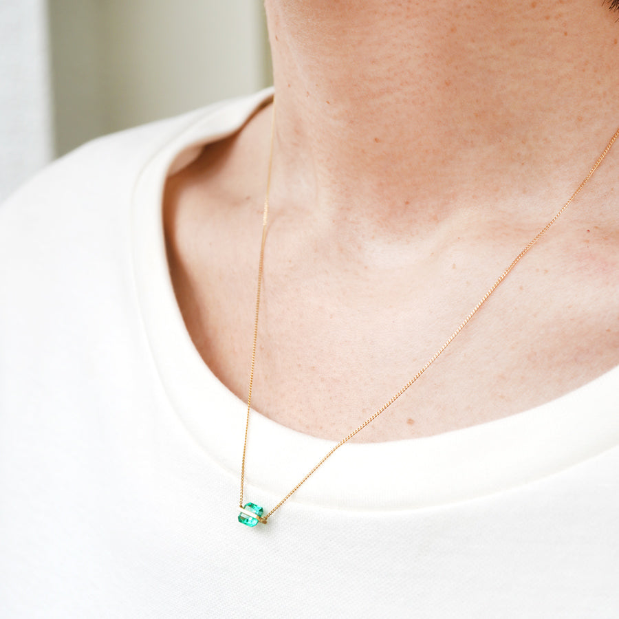 BAND NECKLACE EMERALD #2944