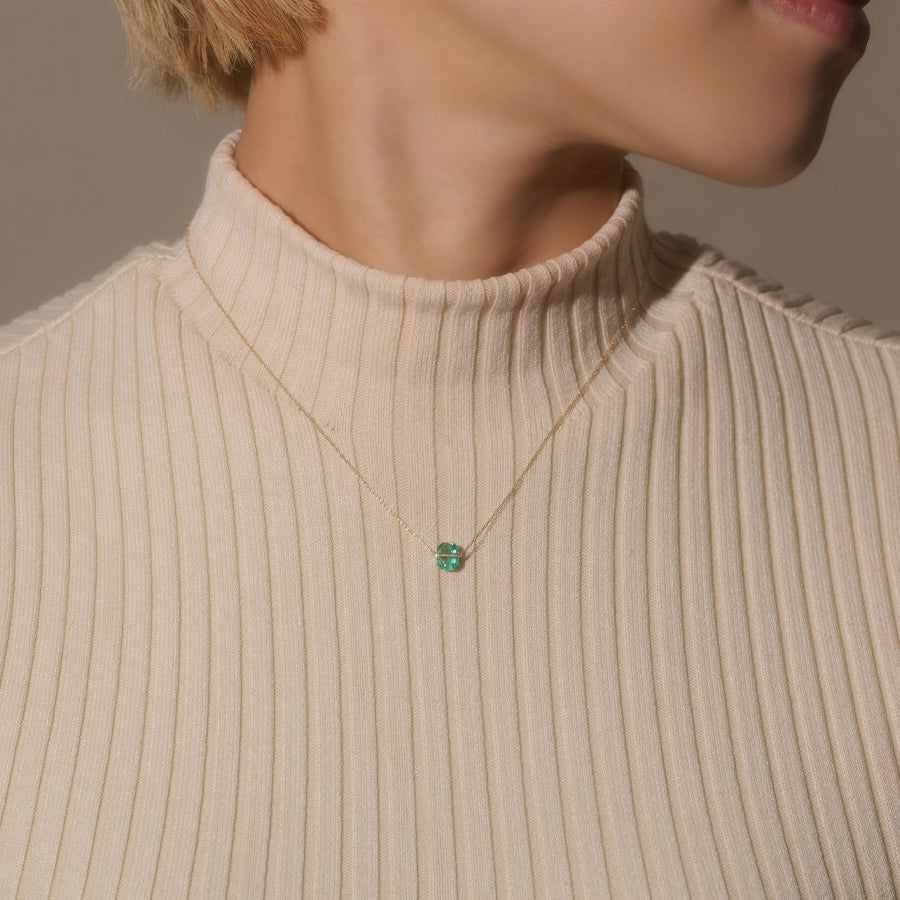 BAND NECKLACE EMERALD #4045