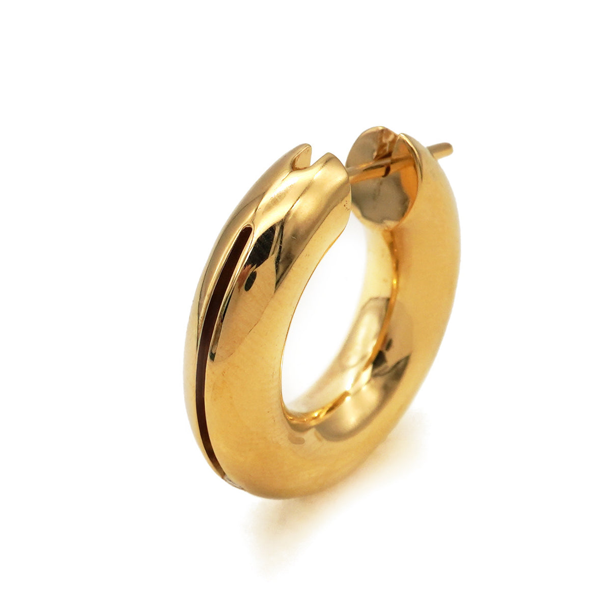 HOLLOW EARRING 03 SV/G