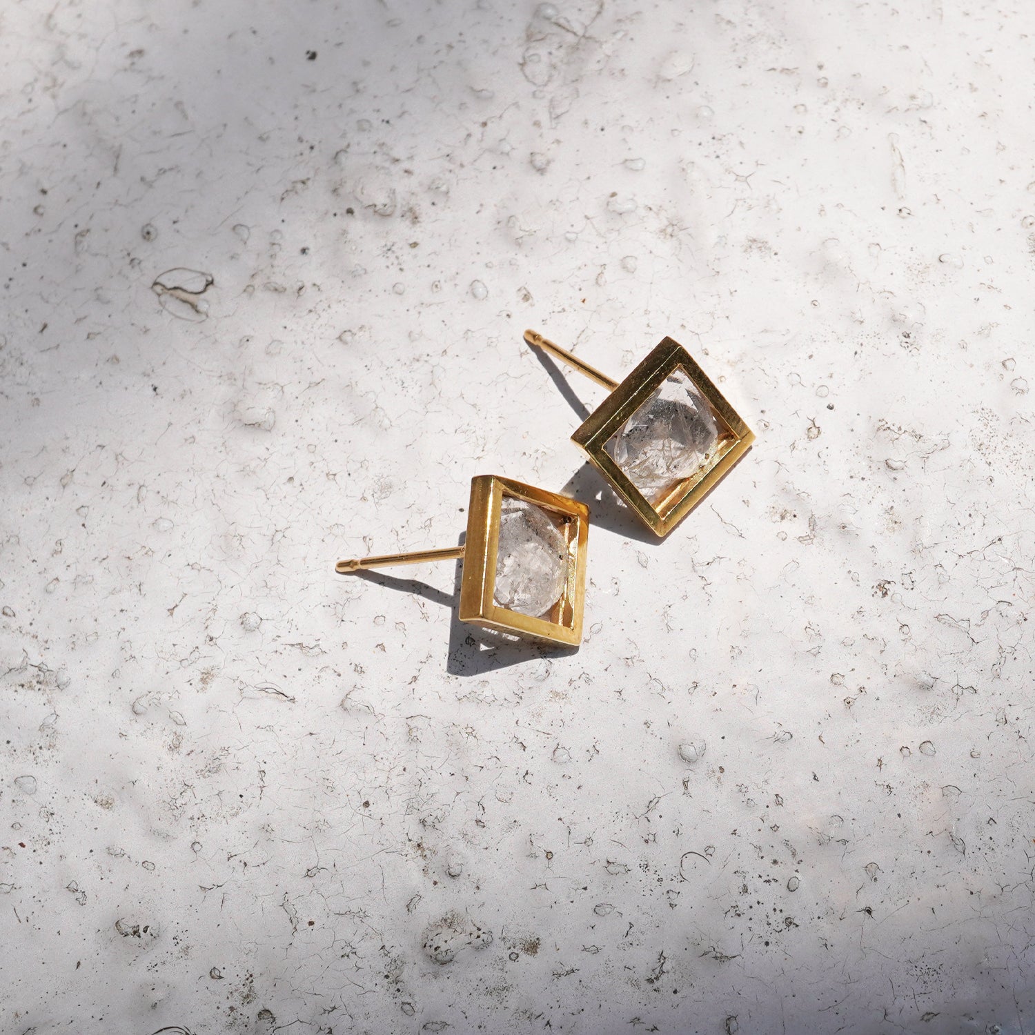 FRAME DIAMOND EARRING #2987