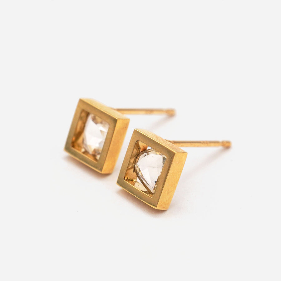 FRAME DIAMOND EARRING #4172