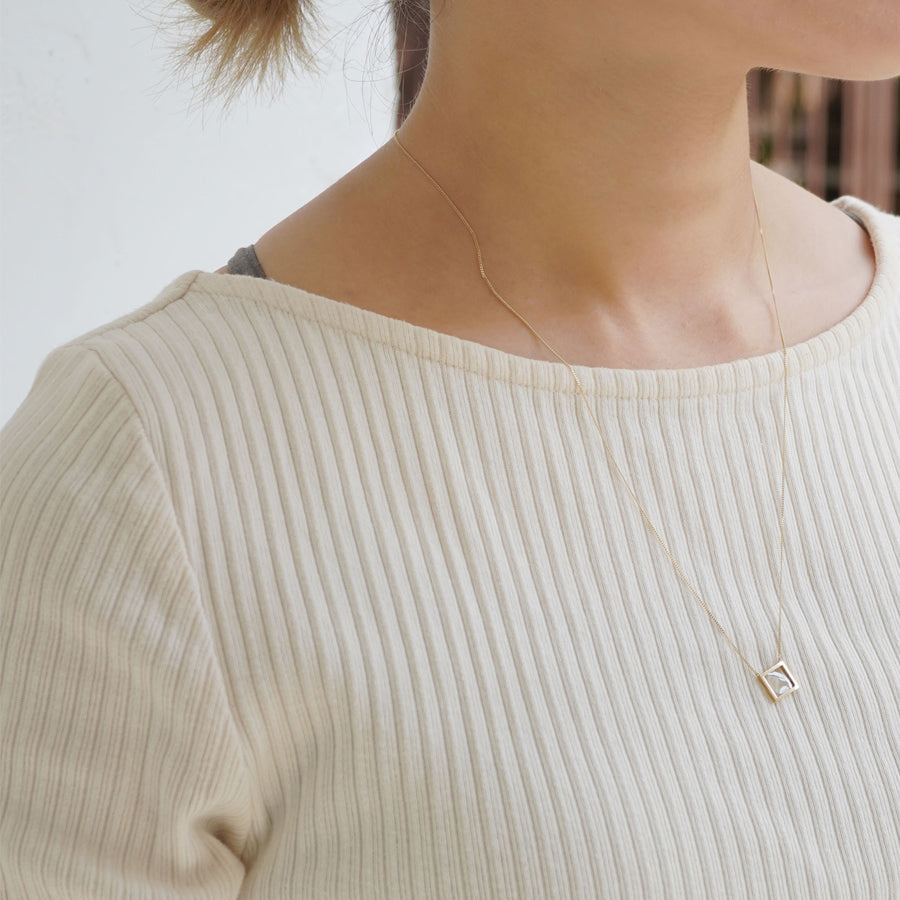 FRAME DIAMOND NECKLACE #4068