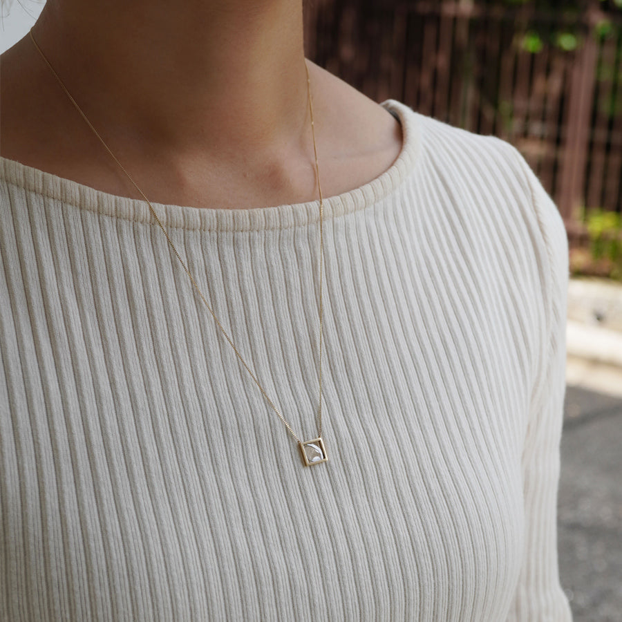 FRAME DIAMOND NECKLACE #4068