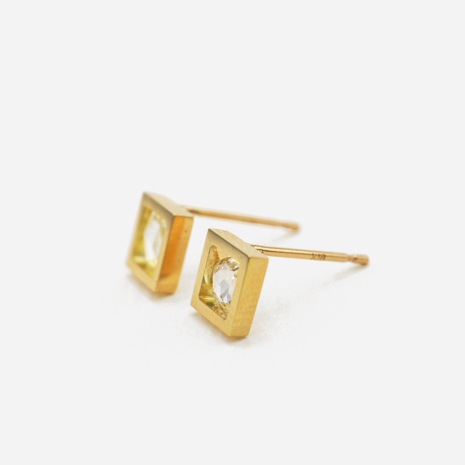 FRAME DIAMOND EARRING #4036