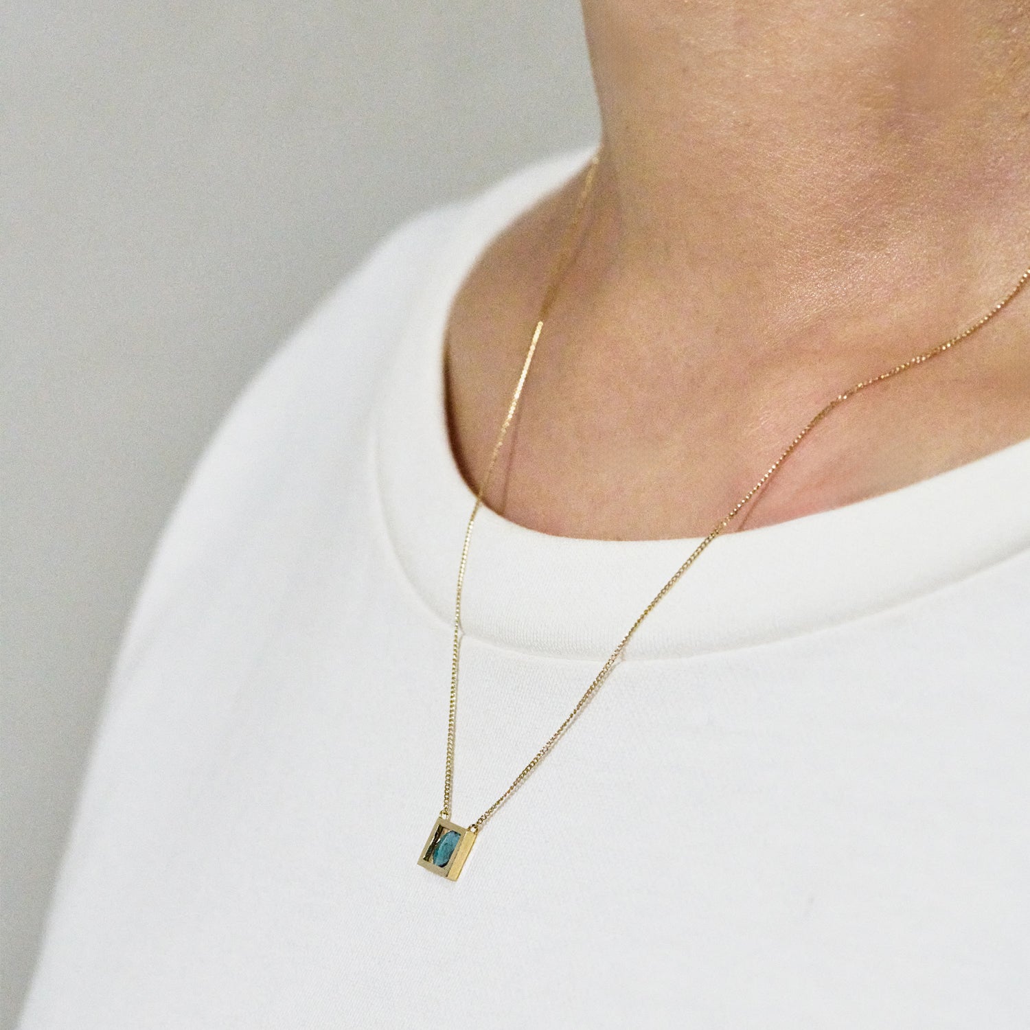 FRAME DIAMOND NECKLACE #3964