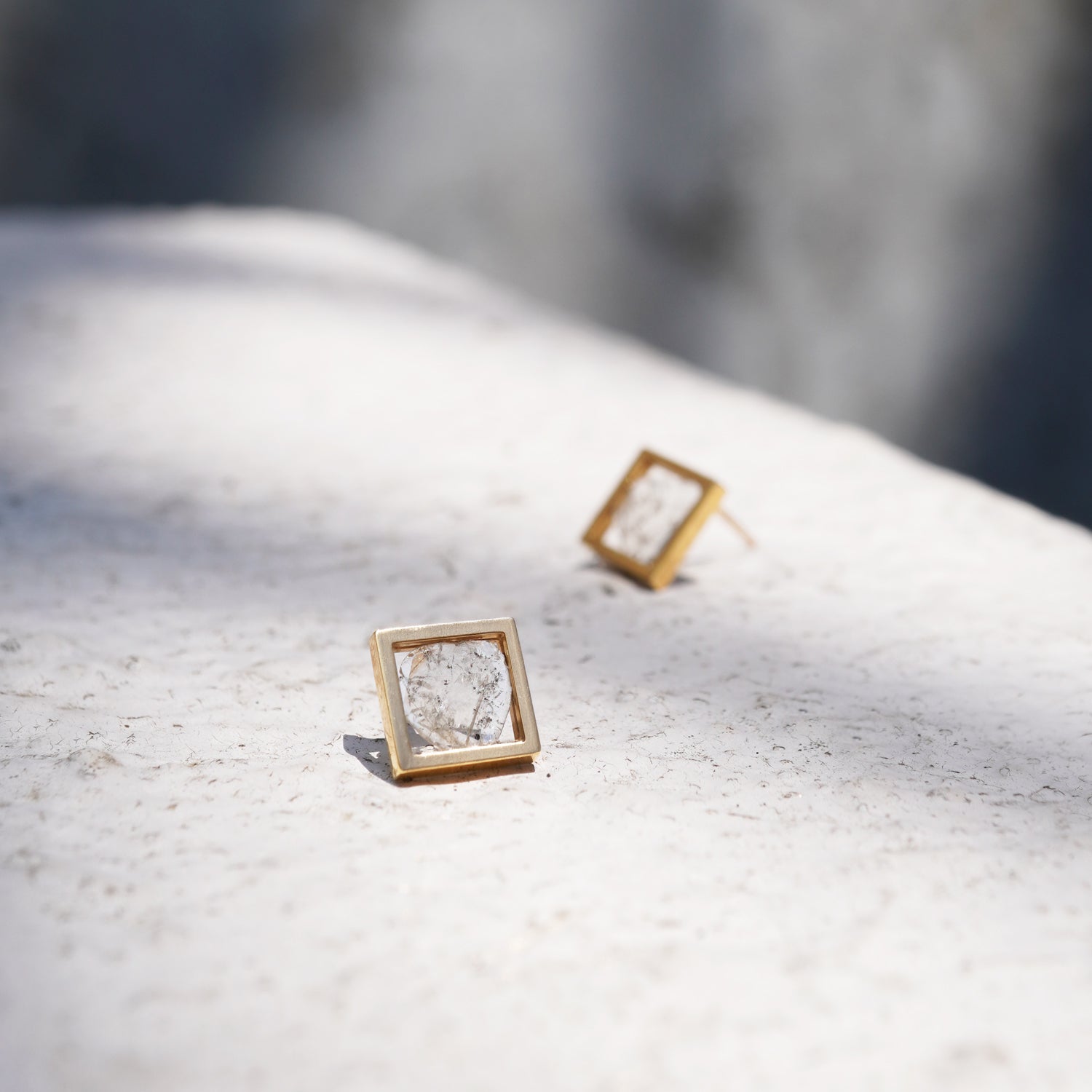FRAME DIAMOND EARRING #2987