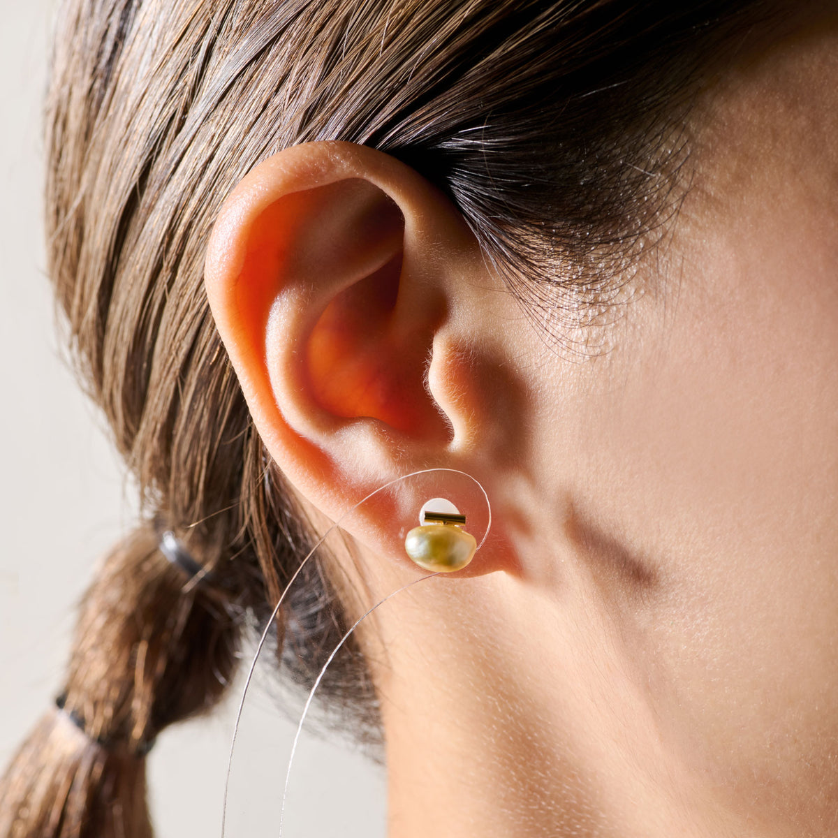 BAROQUE PEARL EARRING M