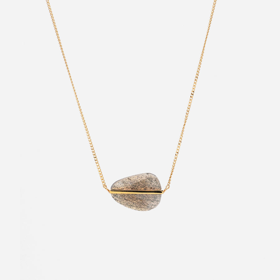 BAND NECKLACE LABRADORITE #4223
