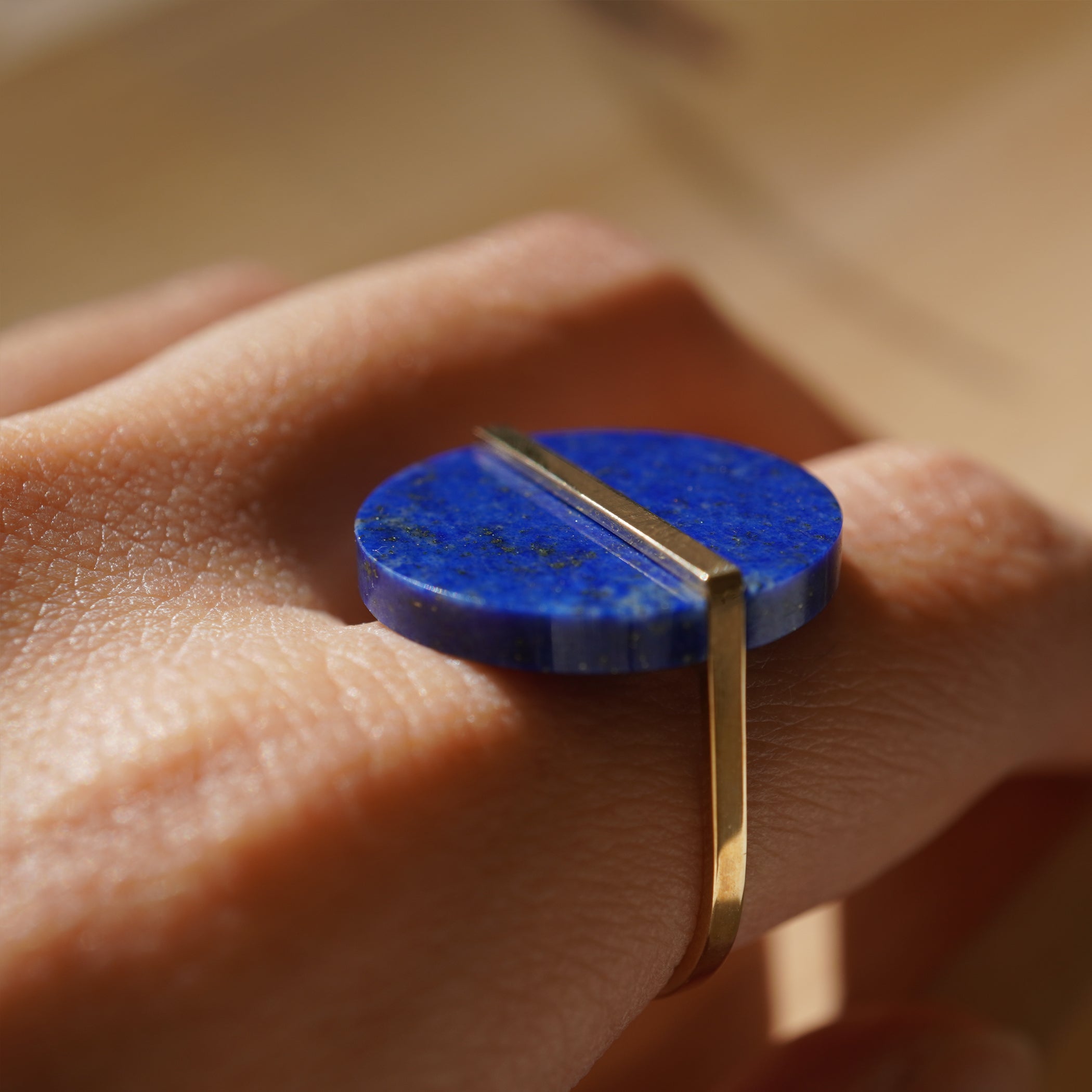 SLICE RING LAPIS LAZURI #3133