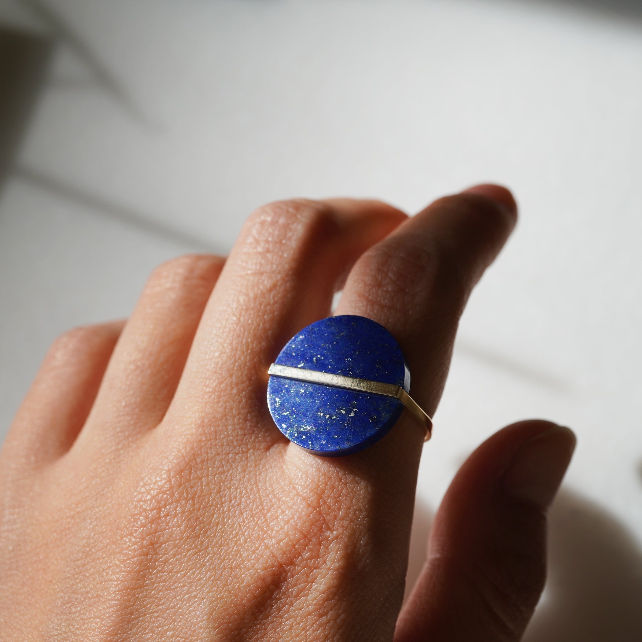 SLICE RING LAPIS LAZURI #3133