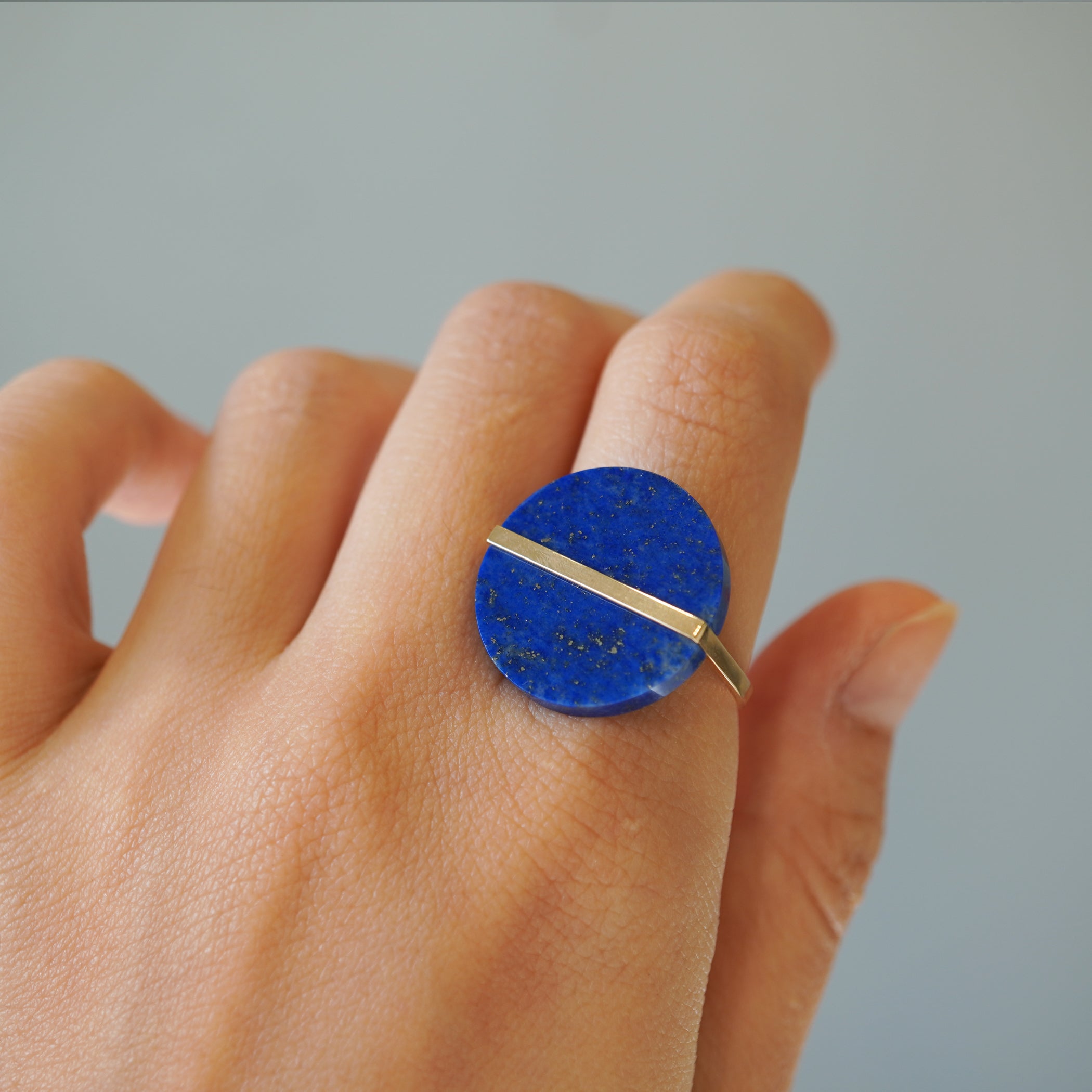 SLICE RING LAPIS LAZURI #3133