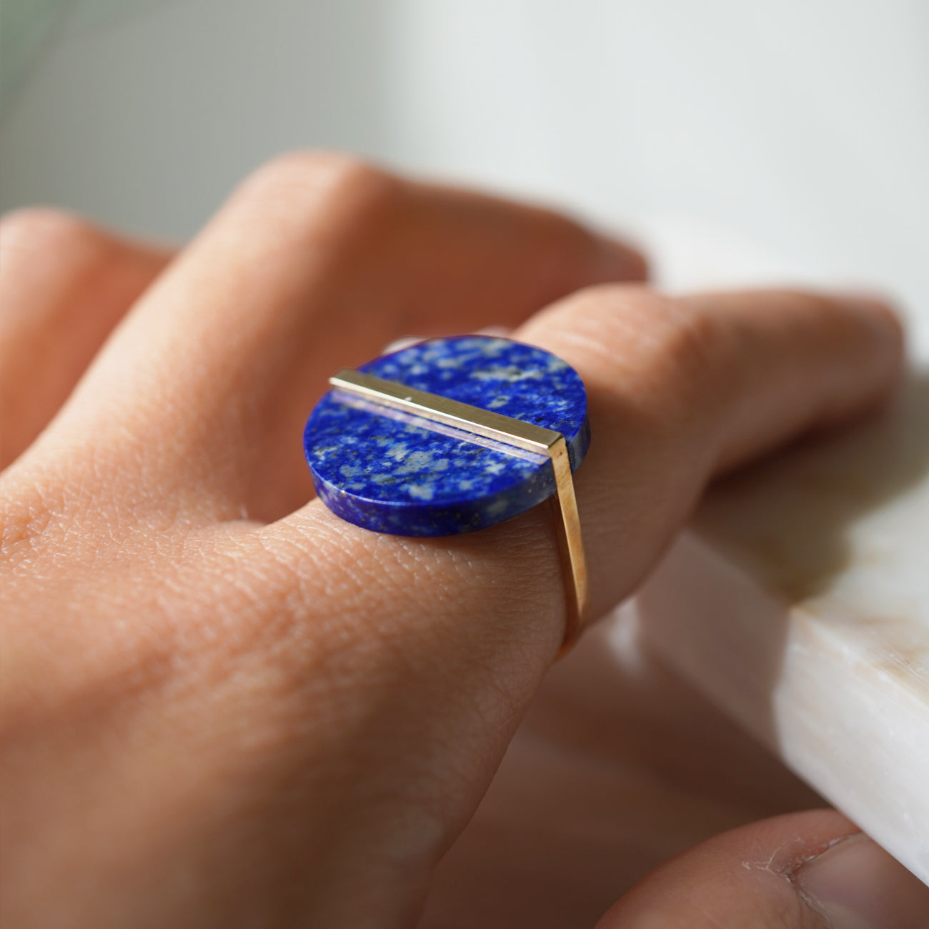 SLICE RING LAPISLAZULI #2378