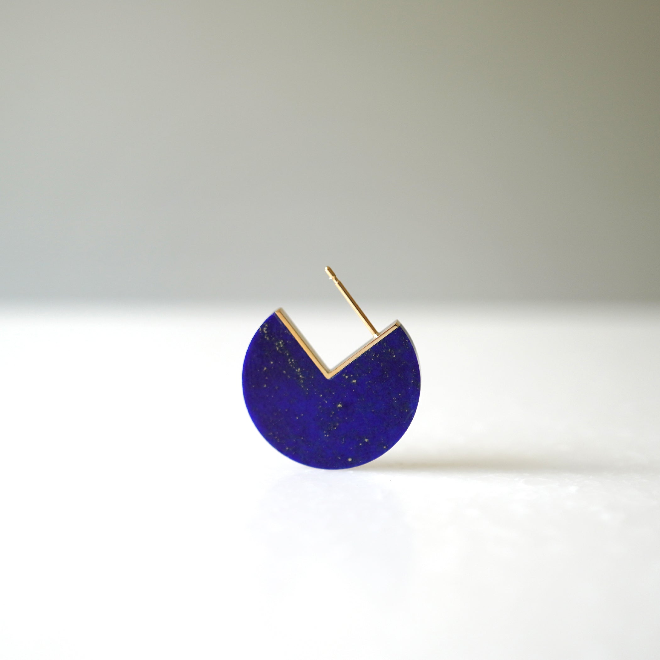 SLICE MINI EARRING SINGLE LAPIS LAZULI #3593