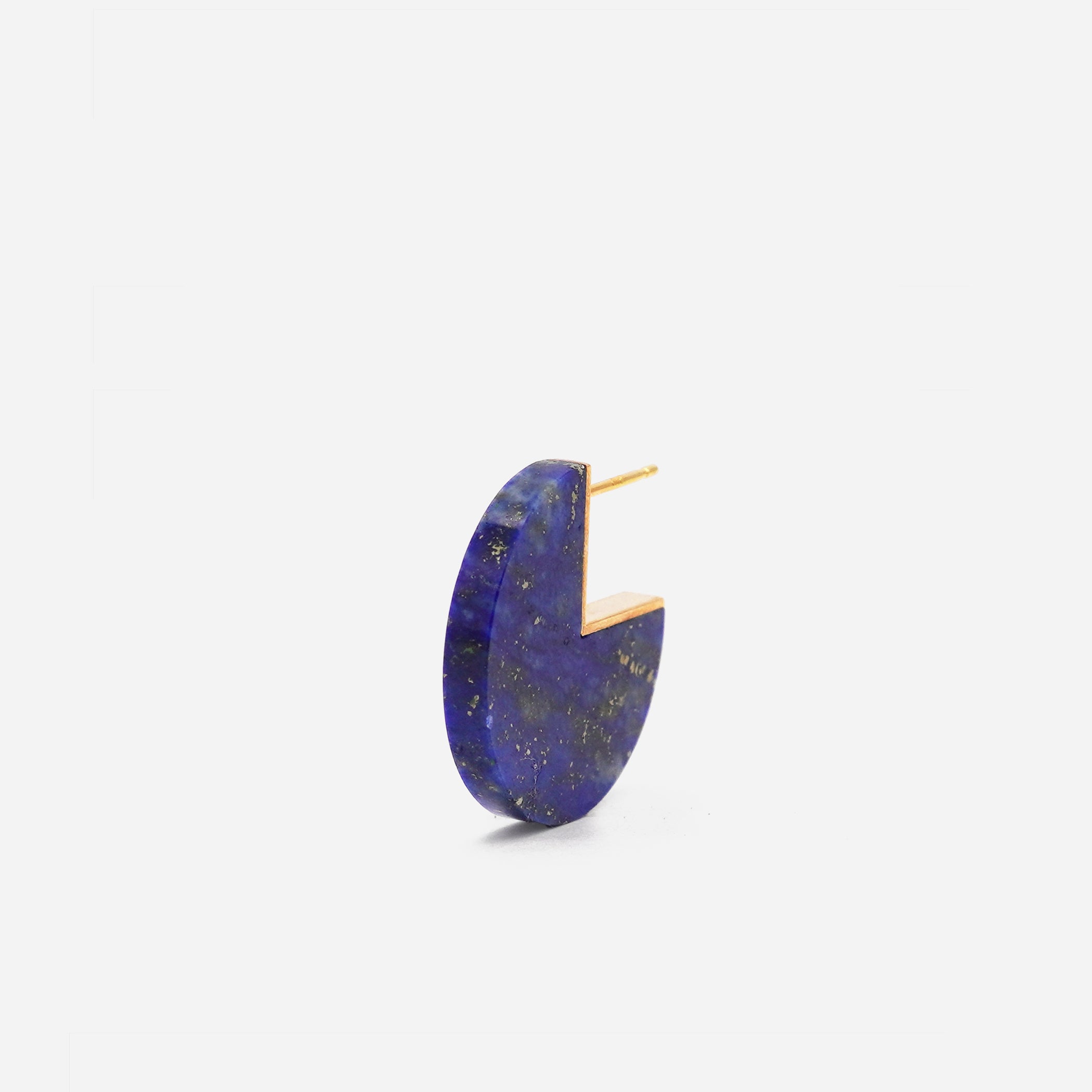 SLICE MINI EARRING SINGLE LAPIS LAZULI #3419