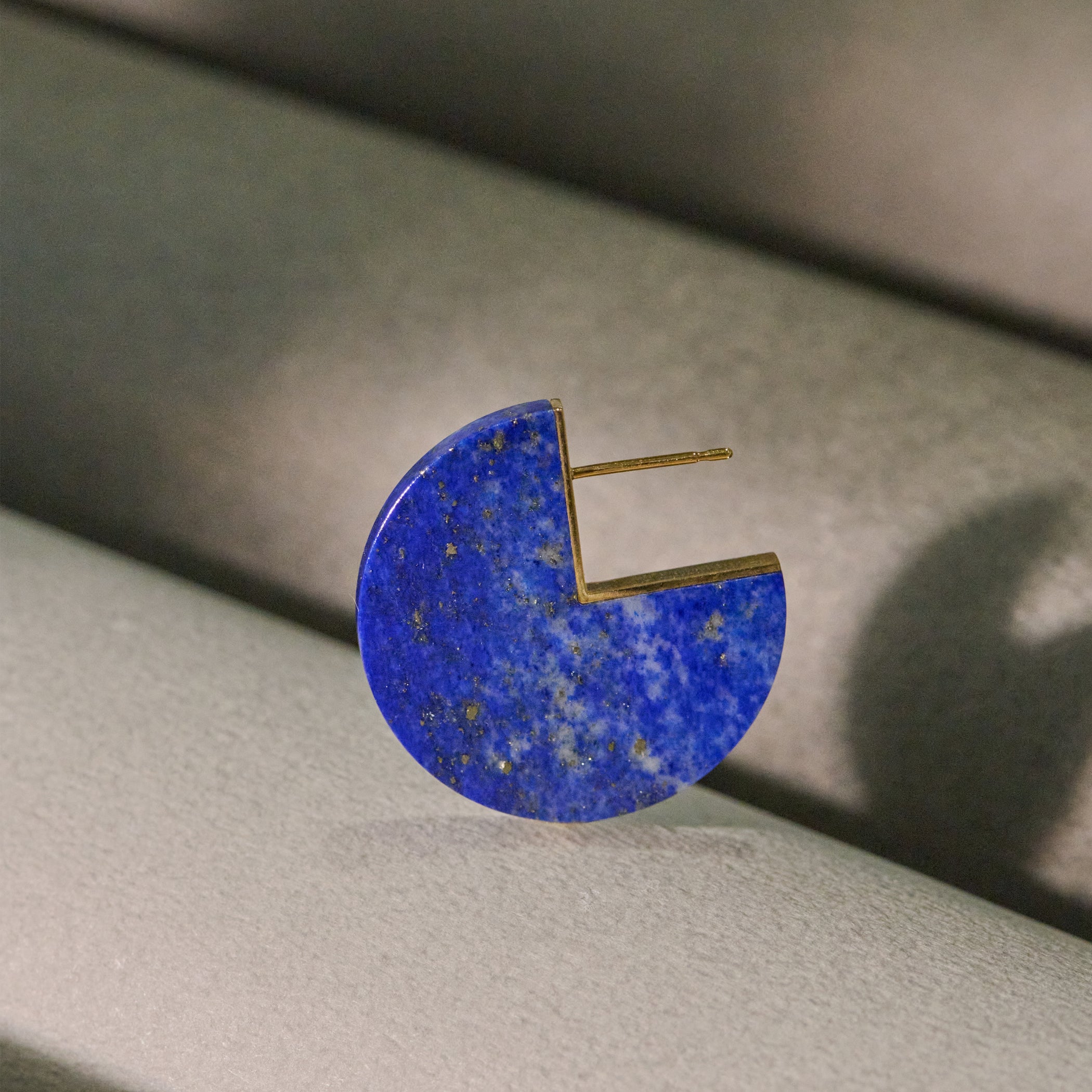 SLICE EARRINGS  LAPISLAZURI #3679