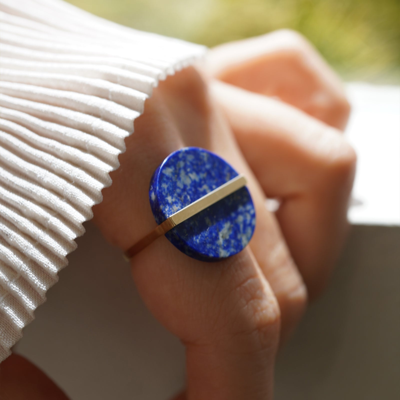 SLICE RING LAPIS LAZURI#3725