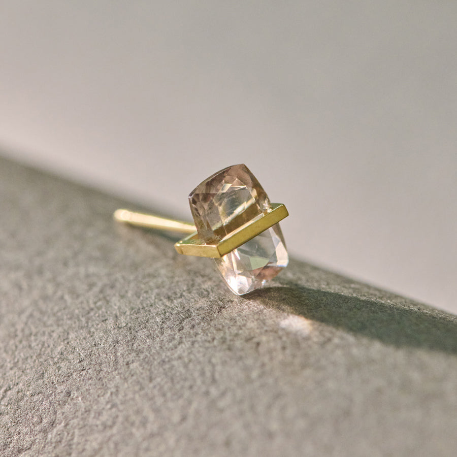 BAND EARRINGS MORGANITE #3974