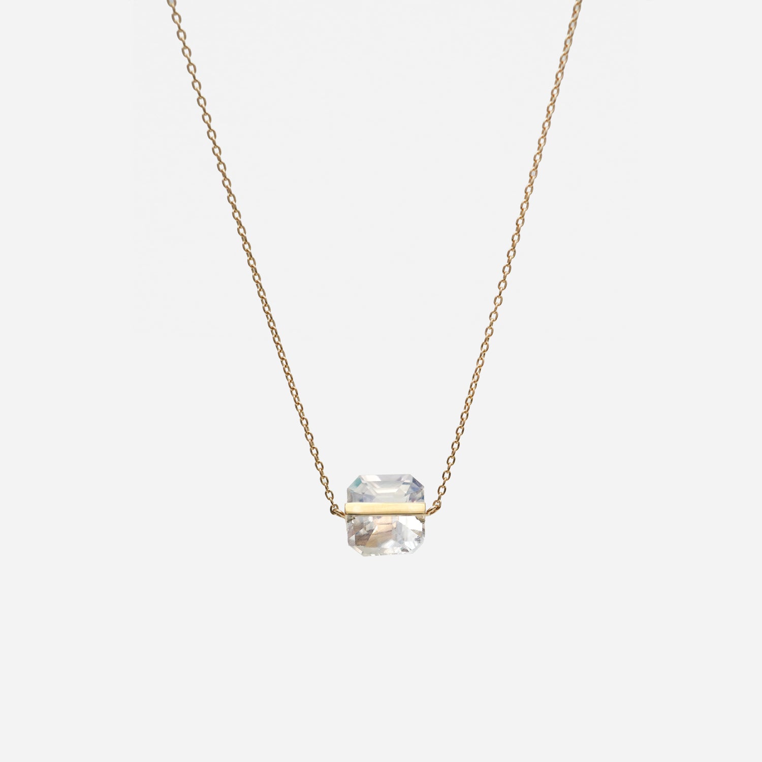 BAND NECKLACE MOONSTONE #4015