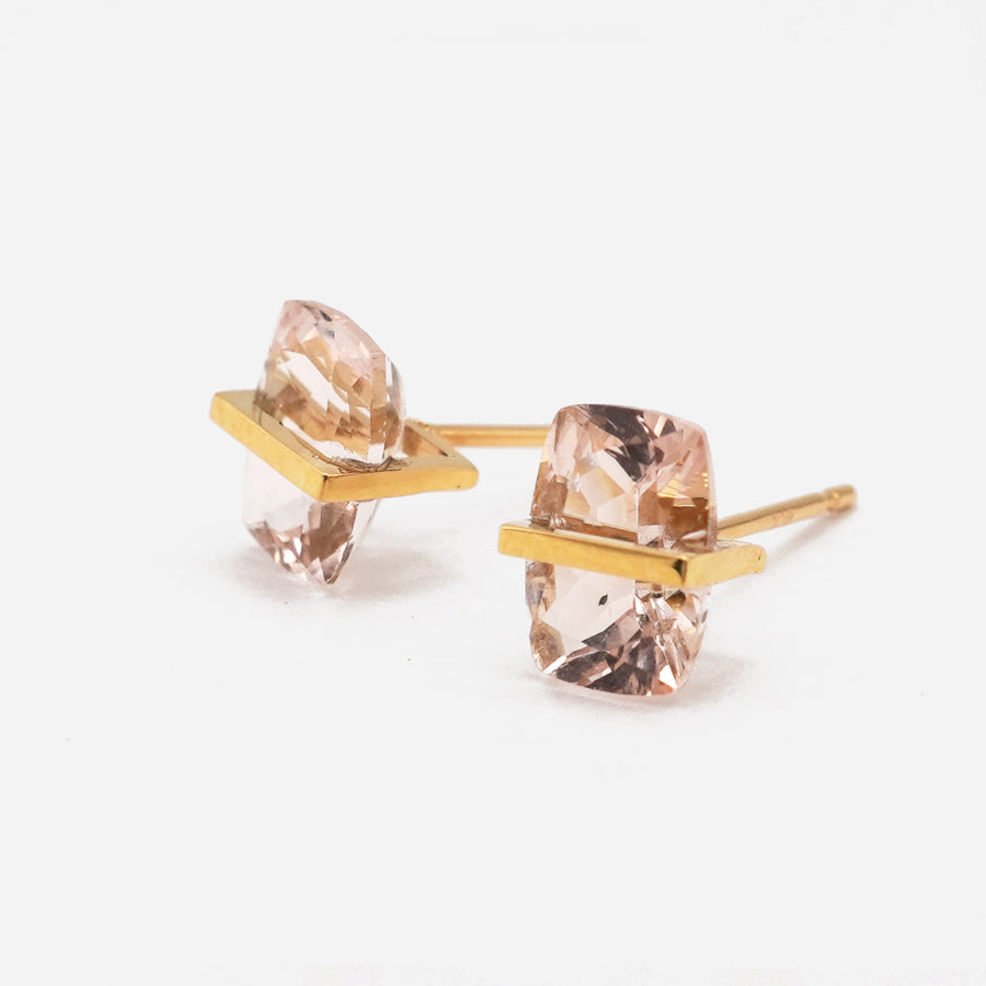 BAND EARRINGS MORGANITE #3974