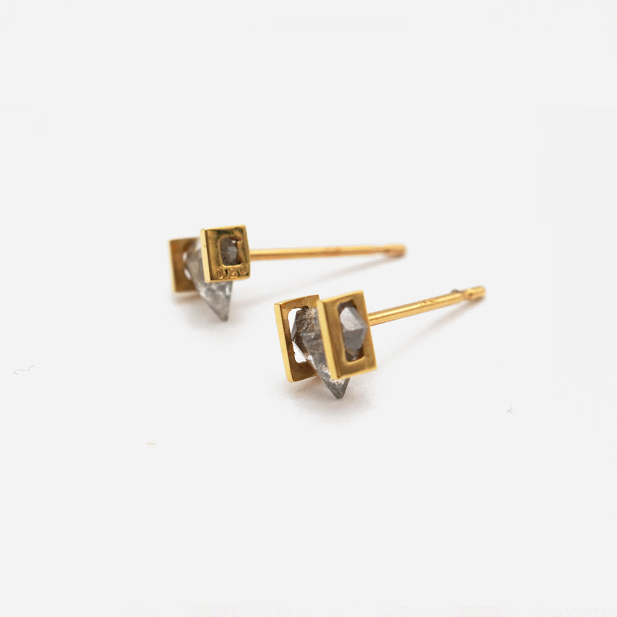 NATURAL DIAMOND EARRING #3505