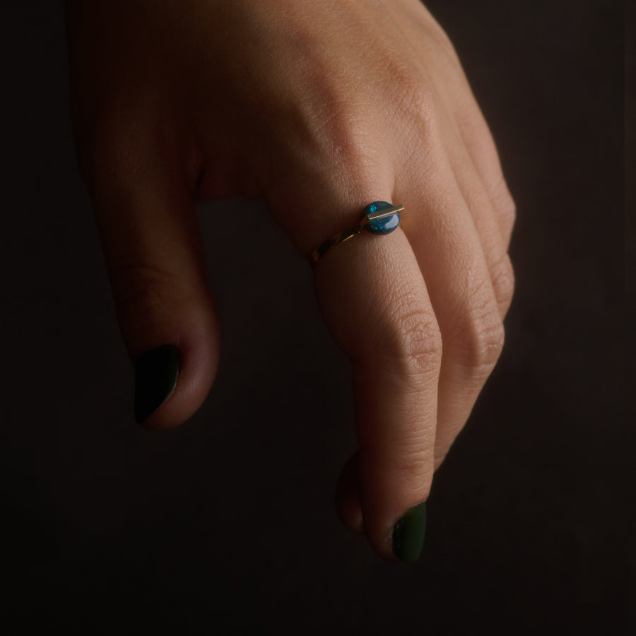 BAND RING OPAL#2582