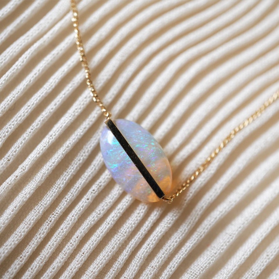 BAND NECKLACE OPAL #4130