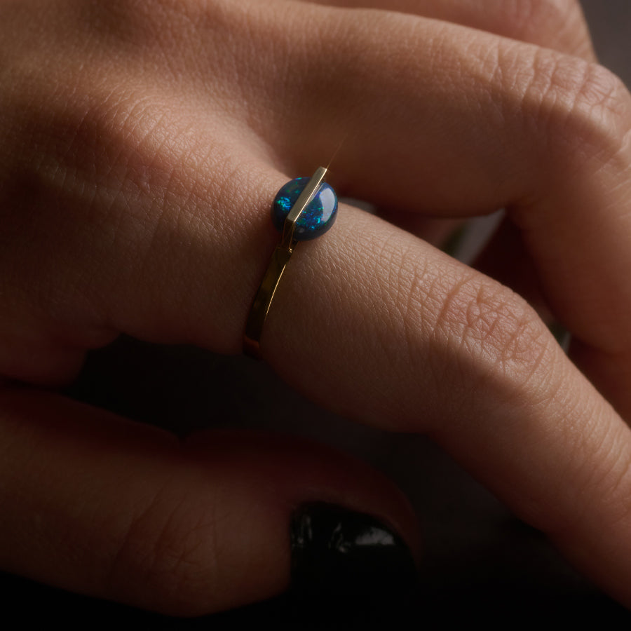 BAND RING OPAL#2582