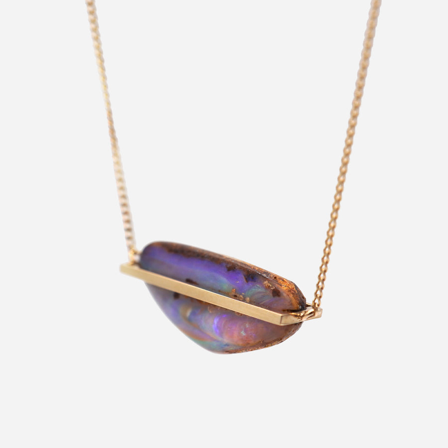 BAND NECKLACE BOUDER OPAL #3647