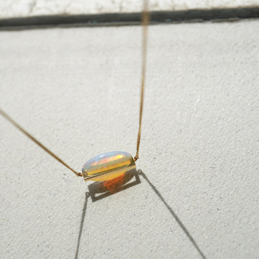 BAND NECKLACE OPAL #4130