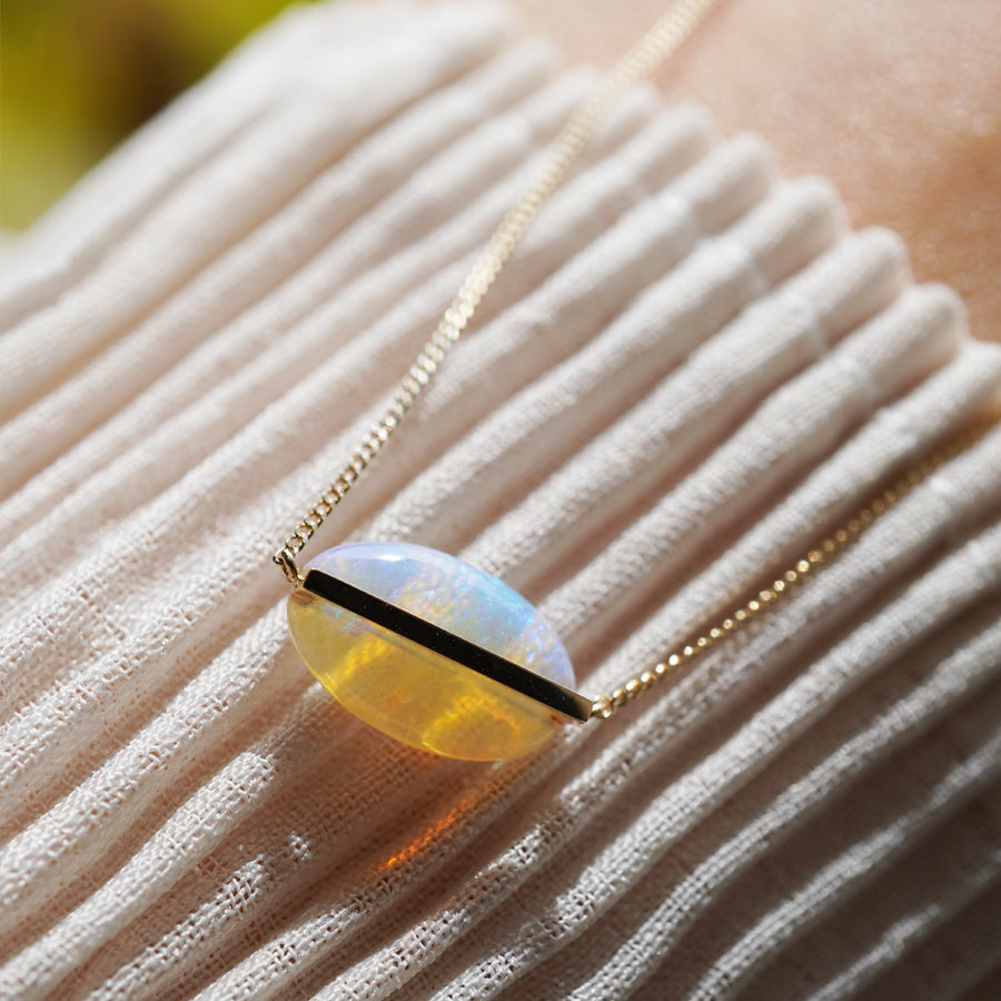 BAND NECKLACE OPAL #4130