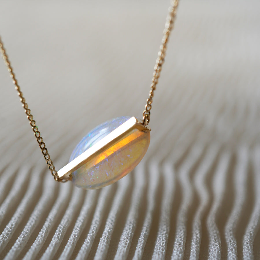 BAND NECKLACE OPAL #4130