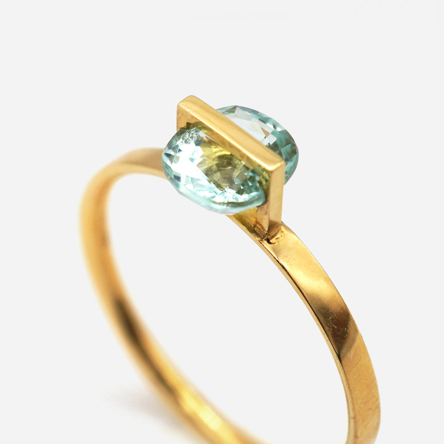 BAND RING PARAIBA TOURMALINE#3908