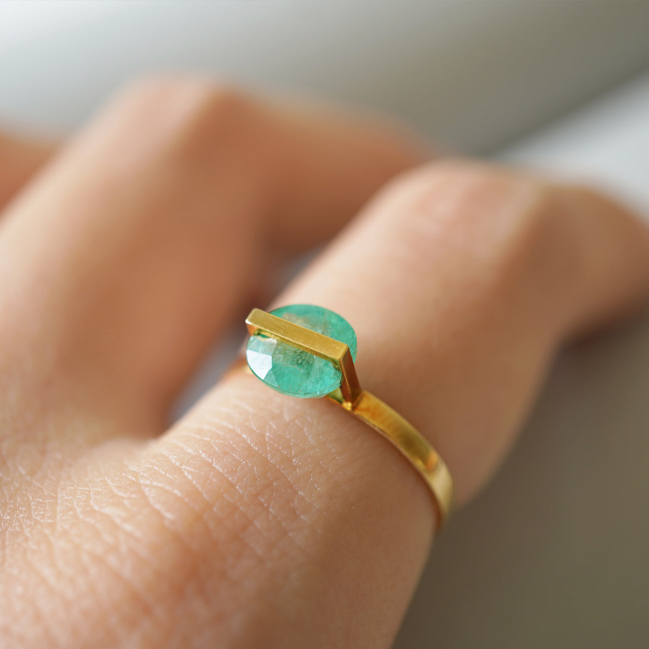 BAND RING PARAIBA TOURMALINE #2425