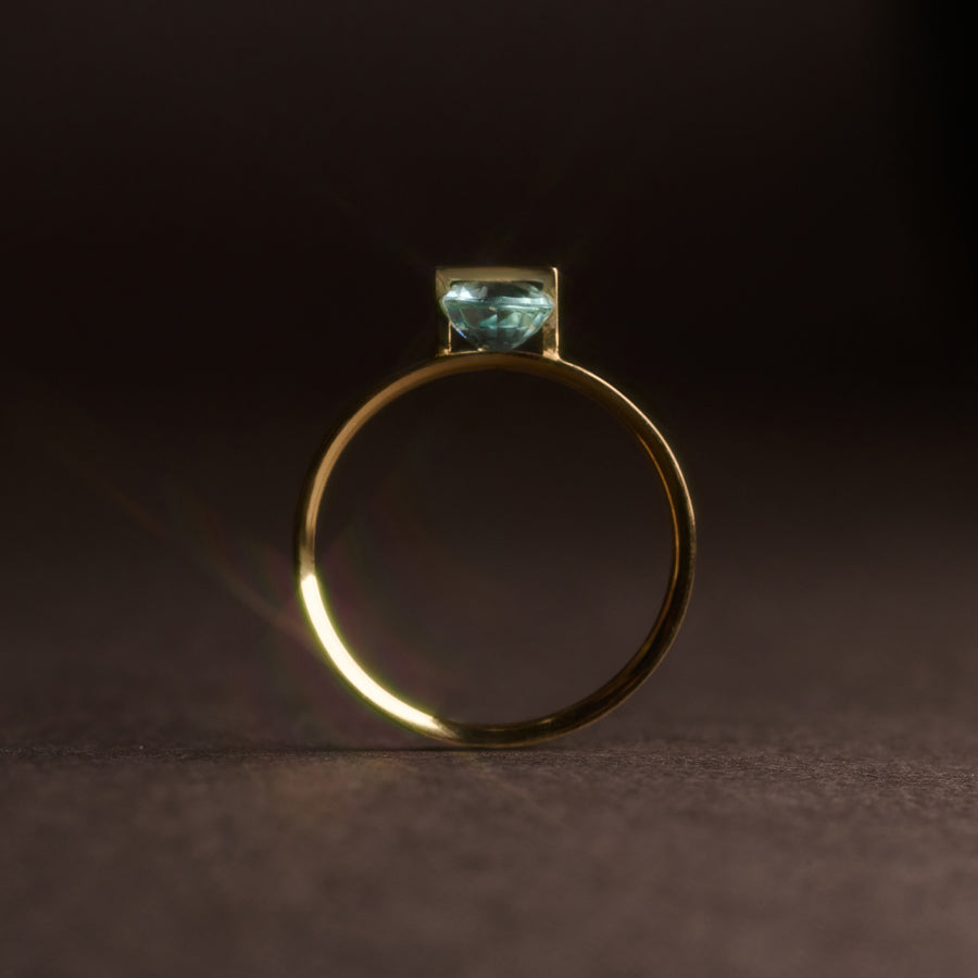 BAND RING PARAIBA TOURMALINE#3908