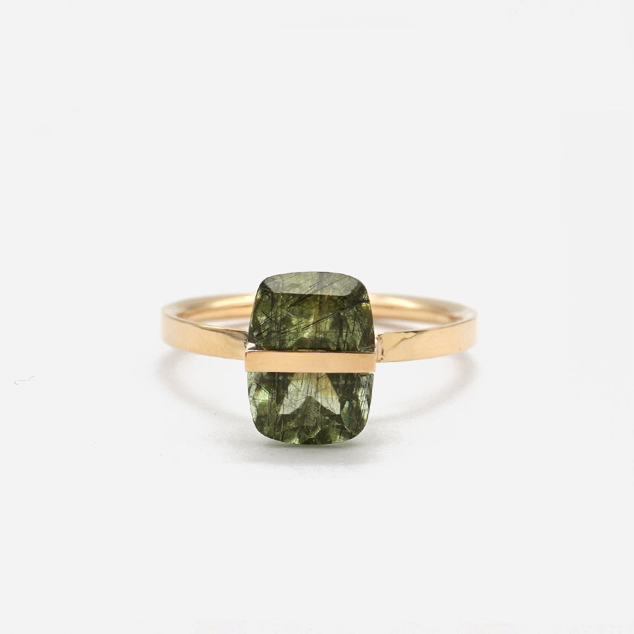 BAND RING RUTIL PERIDOT#3917