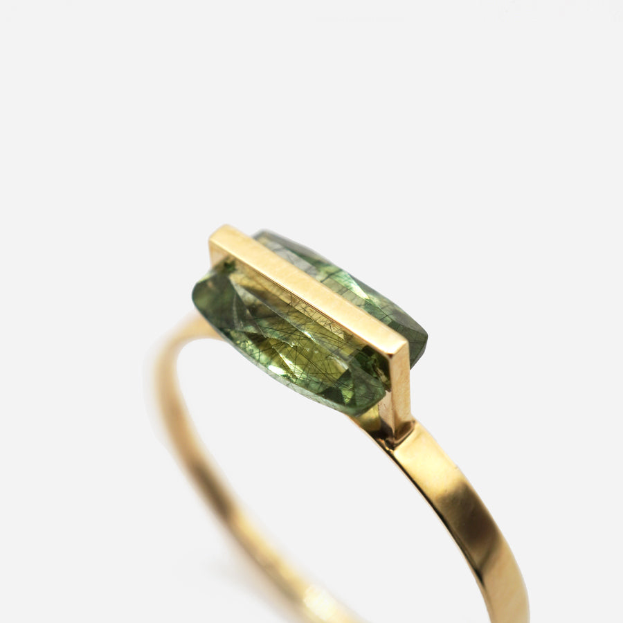 BAND RING RUTIL PERIDOT#3671