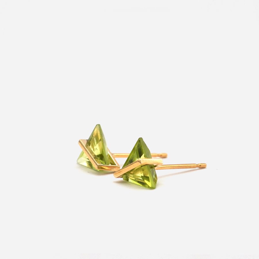 BAND EARRINGS PERIDOT #3517