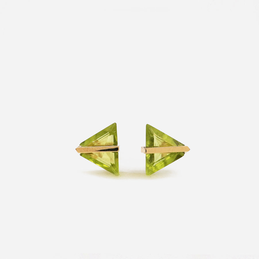 BAND EARRINGS PERIDOT #3517