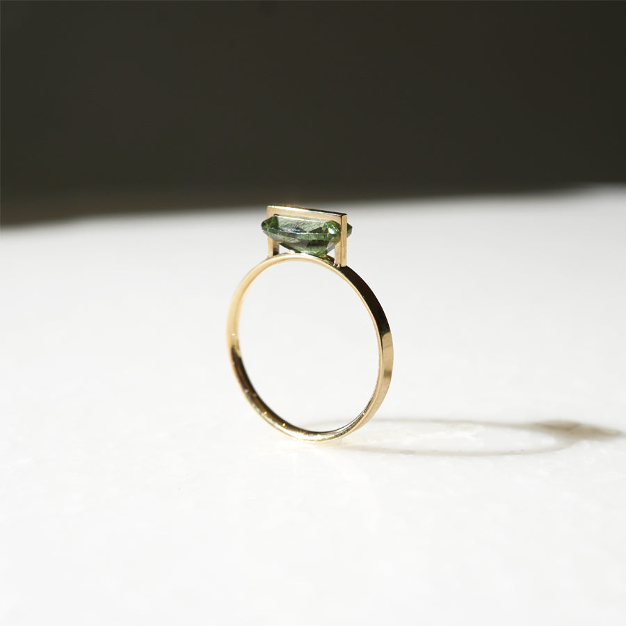 BAND RING RUTIL PERIDOT#3671