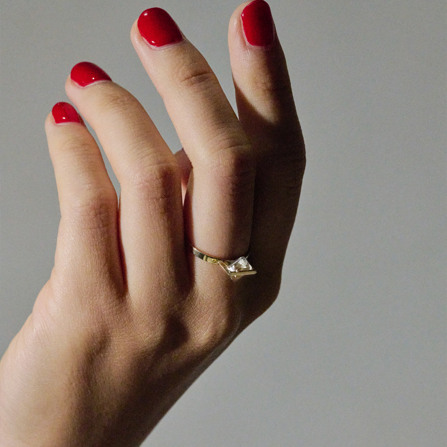 BAND RING QUARTZ#3659