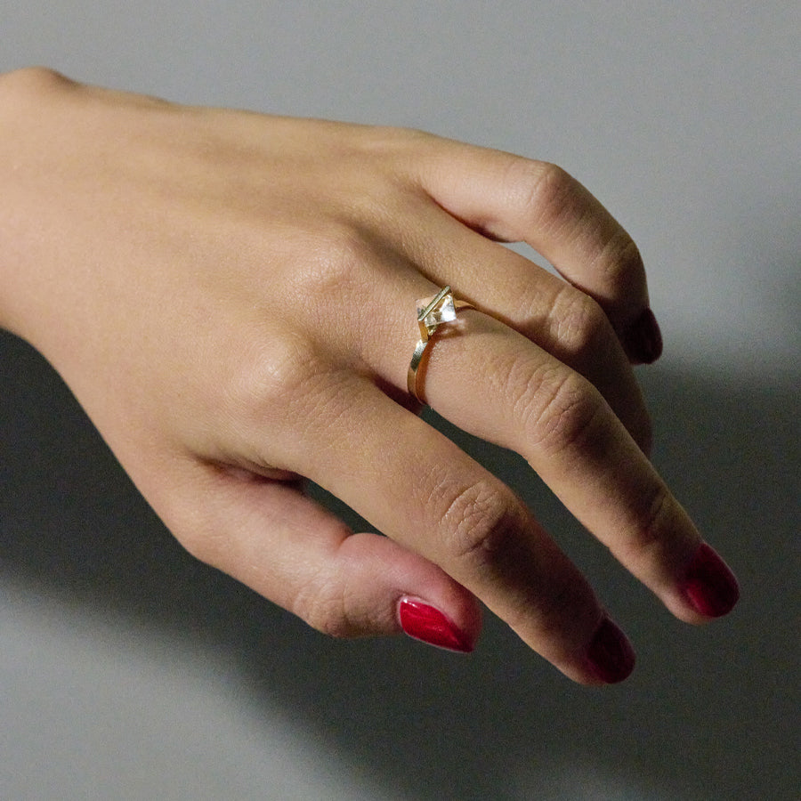 BAND RING QUARTZ#3659
