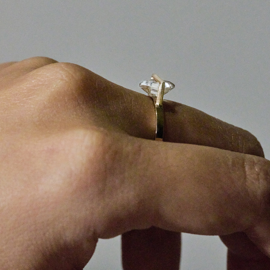 BAND RING QUARTZ#3659
