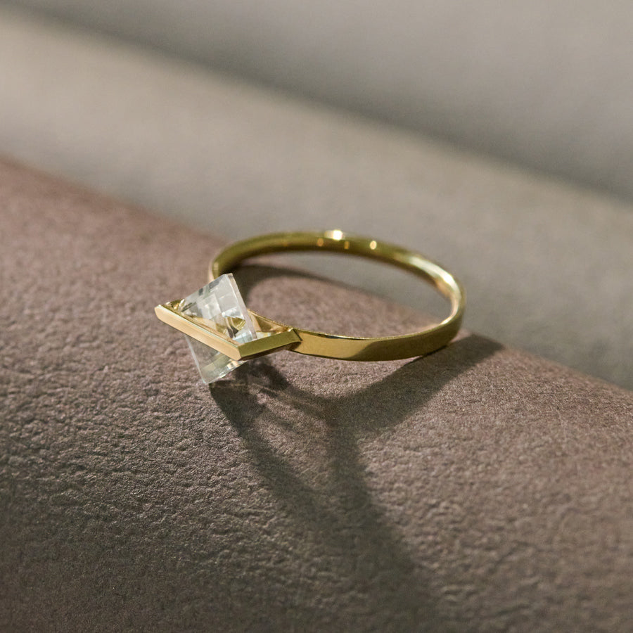 BAND RING QUARTZ#3659